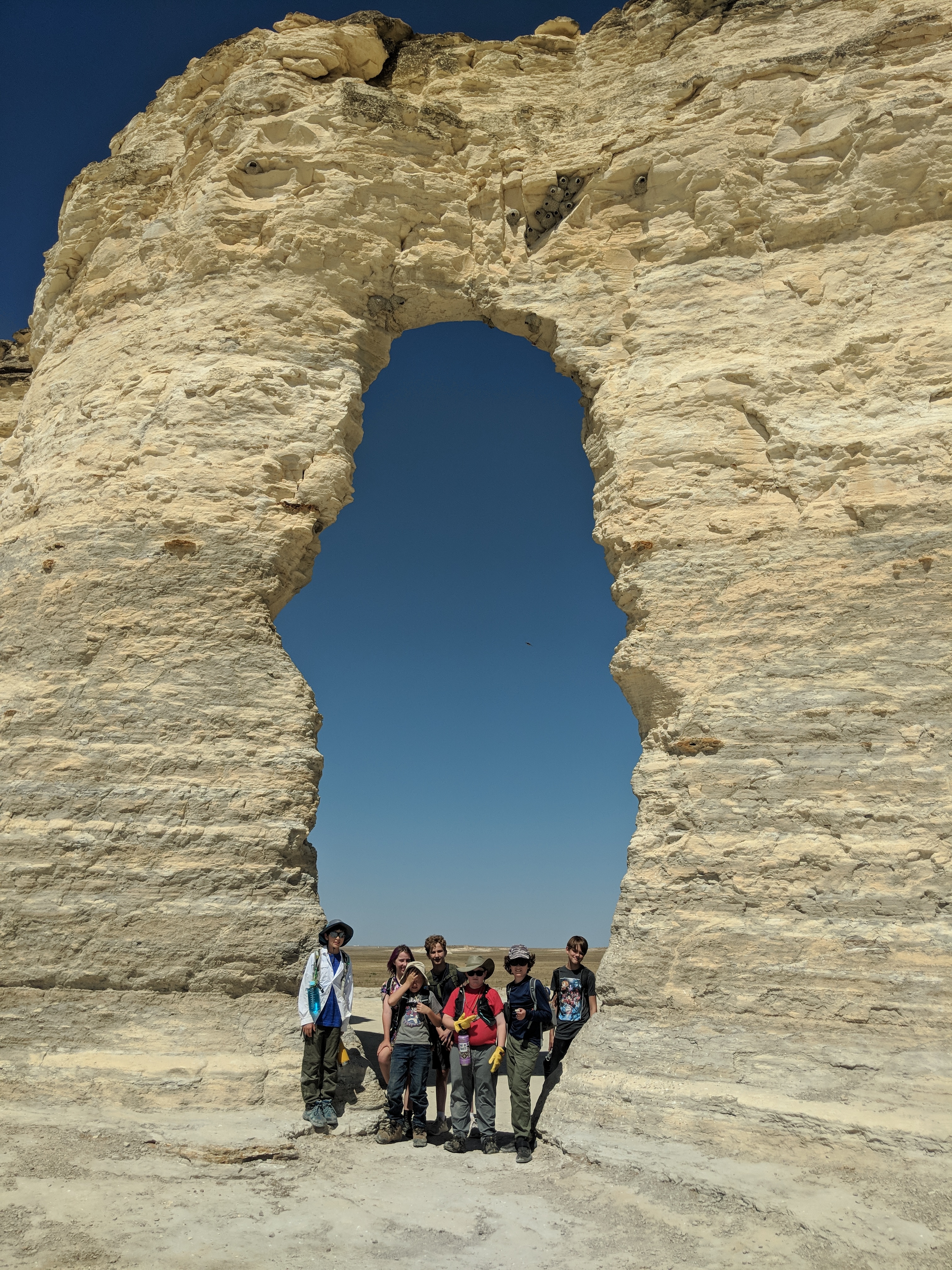 Visiting Monument Rock in Kansas